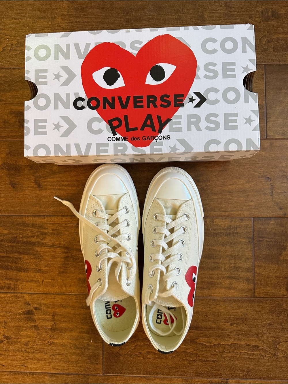 New Converse x Comme des Garçons PLAY Chuck 70 sneakers